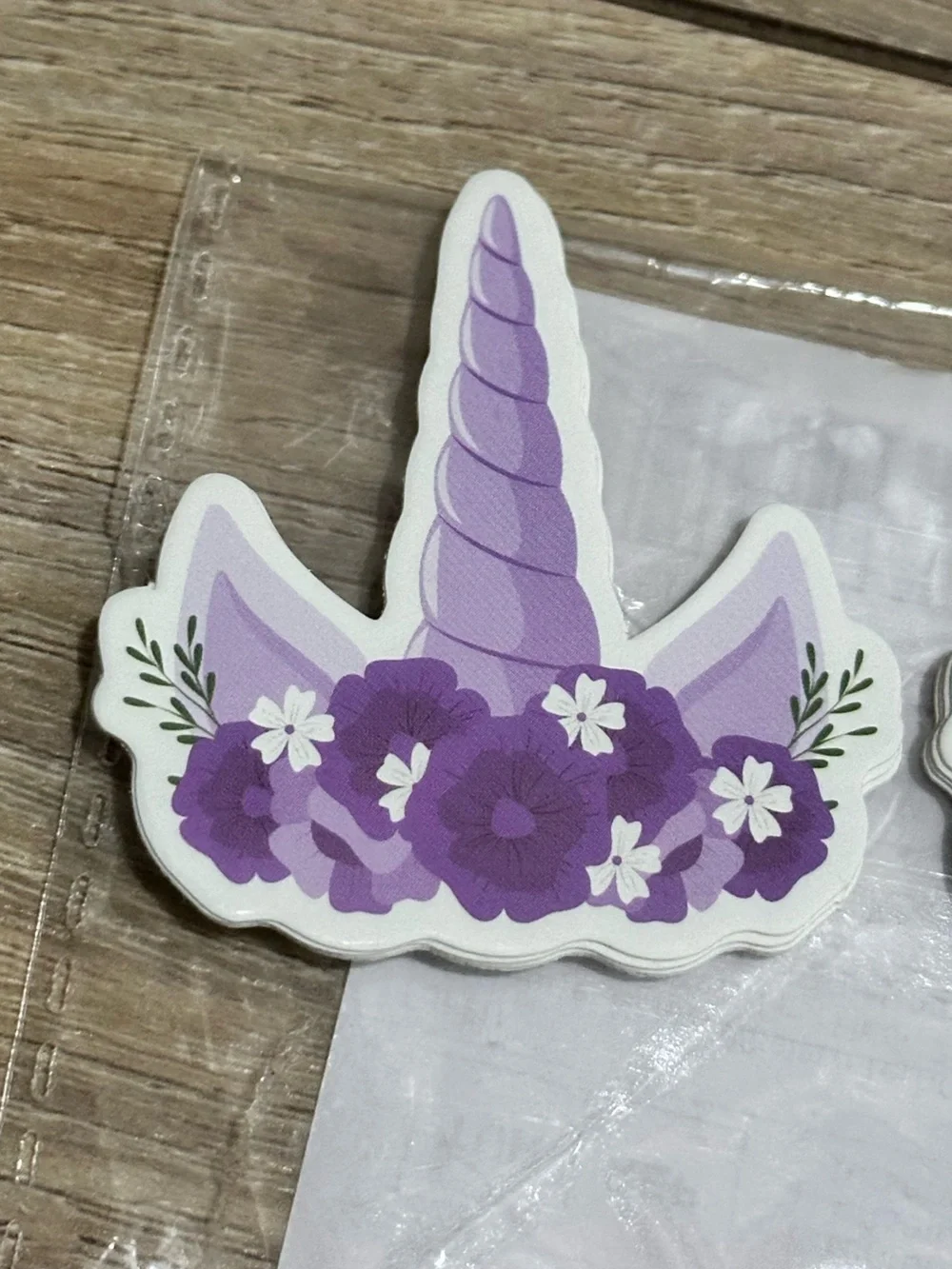 12 Unicorn Horn Cupcake Toppers - Pink, Purple, Blue
